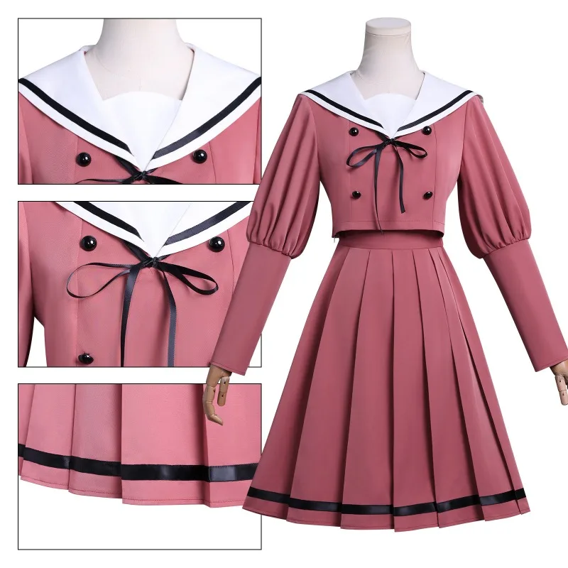 Аниме The Fragrant Flower Blooms Dignity Waguri Kaoruko Косплей Костюм JK Школьная форма Хэллоуин Карнавал Женский Повседневный Повседневный