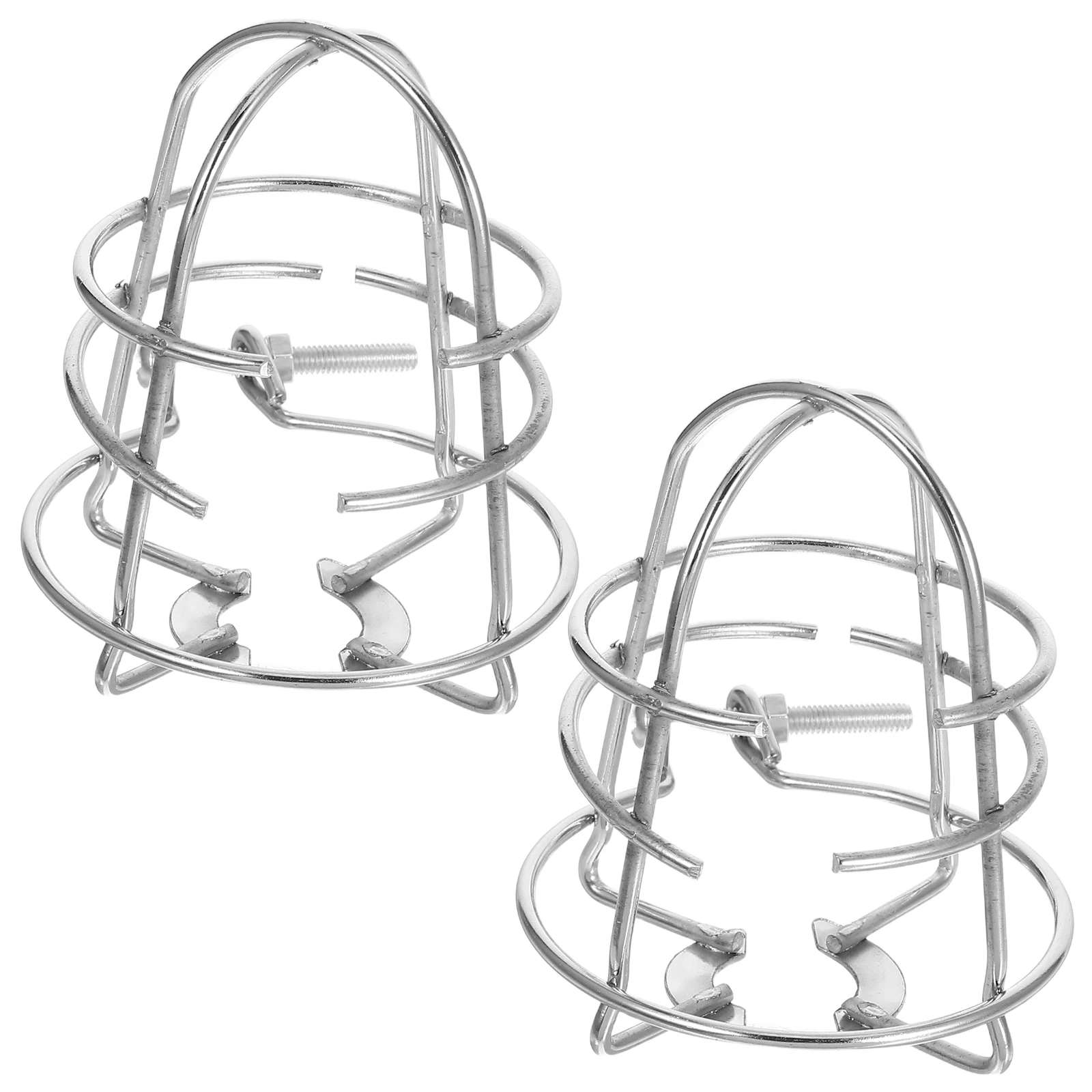 

2pcs Fire Sprinkler Head Protector Covers Stainless Cage For Ceiling Pendant Systems Easy Installation