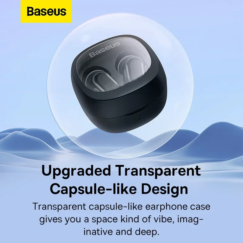 Baseus WM02 Earbuds True Wireless Bluetooth 5.3 Earphone Mini in-ear Hifi Sports Gamer TWS Headphones Touch Control Headset Pro