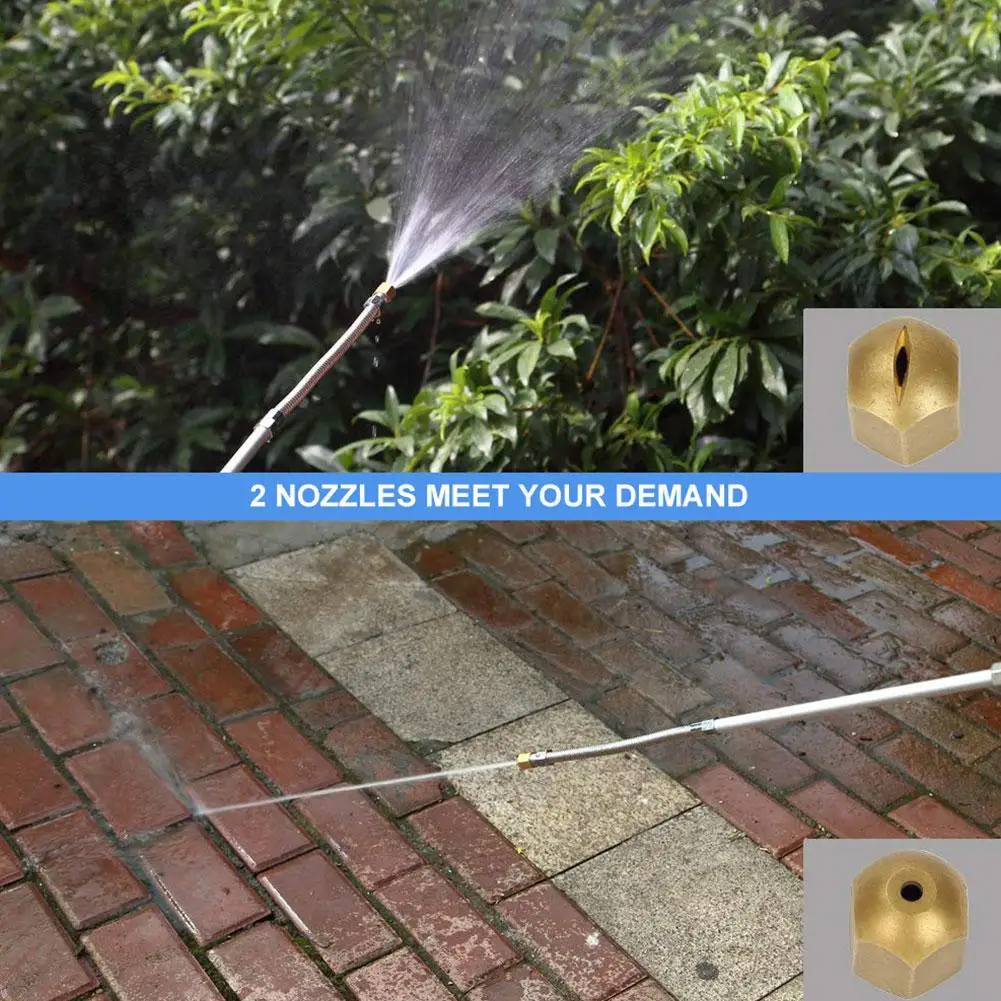 High Pressure Car Washing Water Gun Pipe Jet Washer Hose with Spray Nozzle Wand, Power Cleaner Tool for Garden House Use view 3