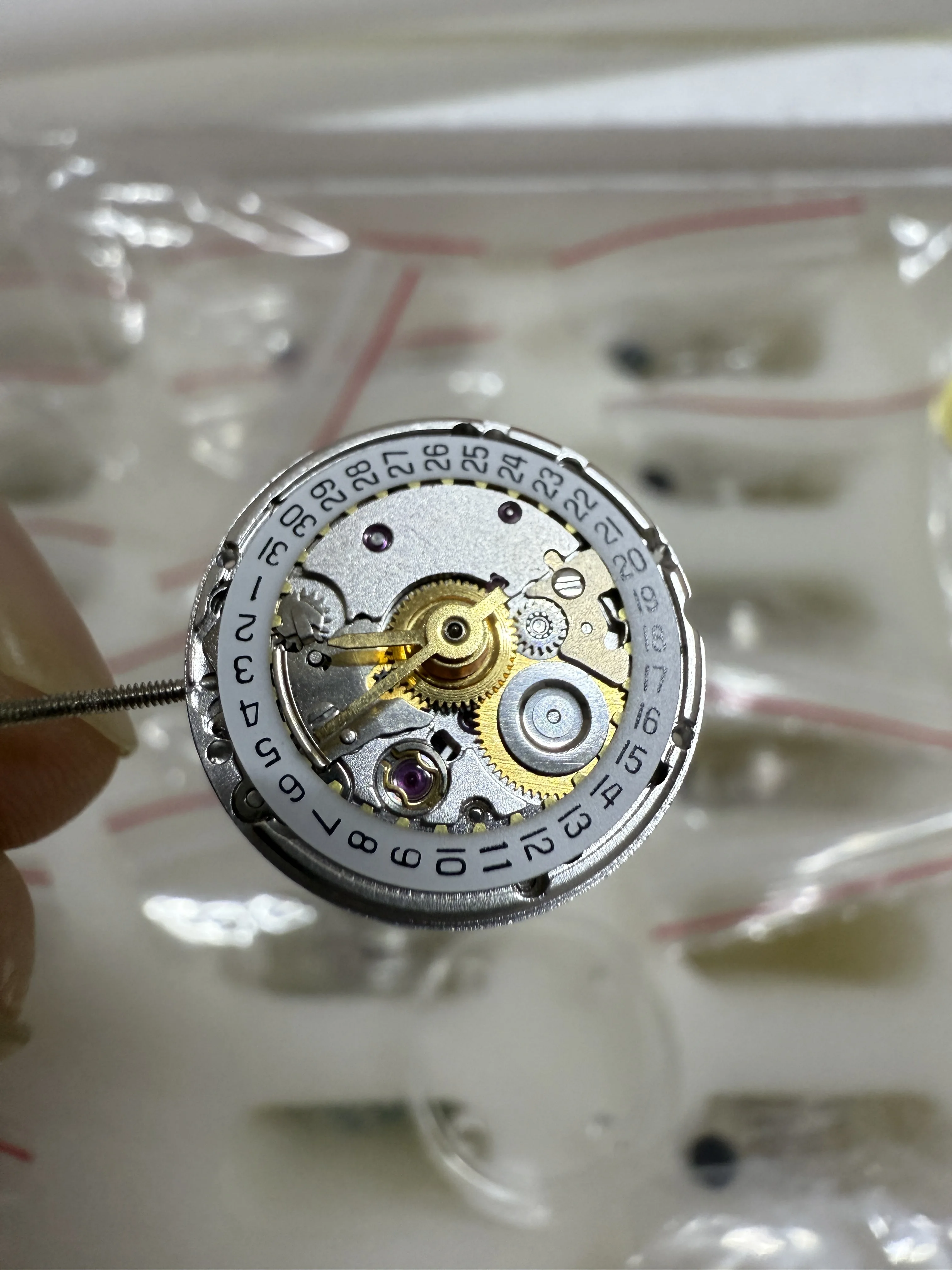 Watch Repair Movement Parts, Brand New Dandong 2671 White Movement, Compatible With ETA‑2671 Mechanical Watch Accessories
