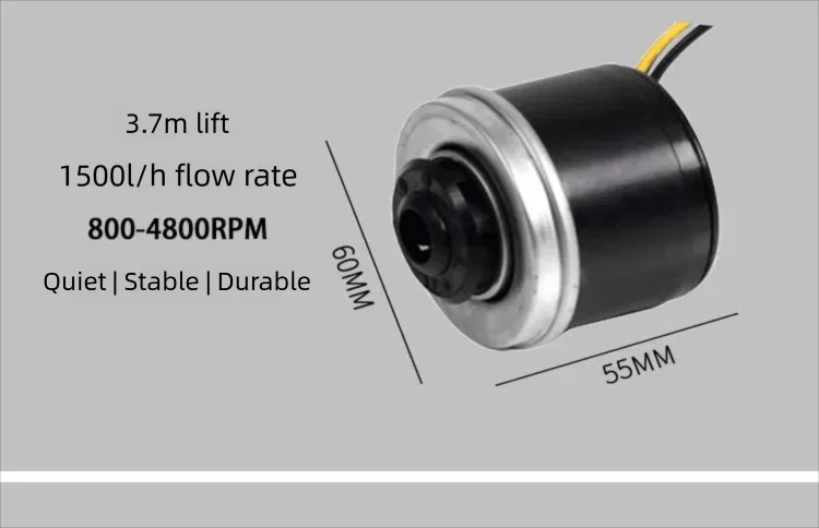 Alphacool Original Vpp 655 Laing PWM D5 Pump Core 3.7m Lift, 1500L/H ,800~4800RPM For Computer Water Cooling Loop Build