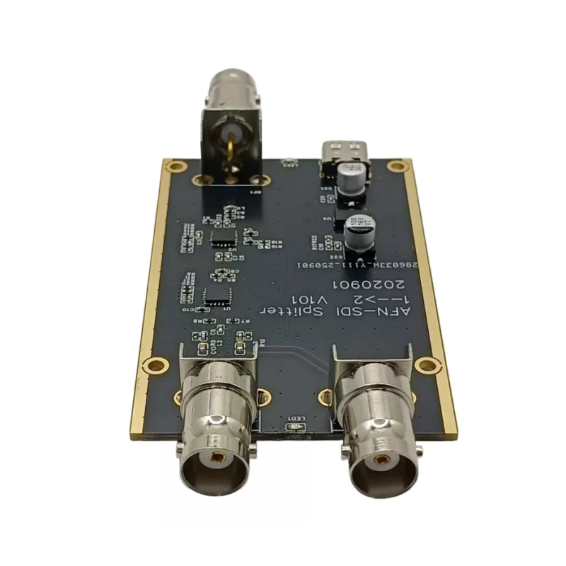 3G-SDI Distributor, 1-to-2 High-definition 1080P, 1-in and 2-out Four-channel Frequency Division HD-SDI Customized Development