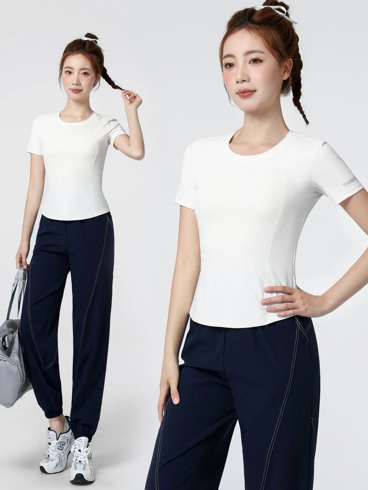 夏用スポーツスーツ レディース 2025年新作 通気性抜群 フィットネスウェア プロ仕様 マラソン ランニングウェア 速乾性 モーニング...