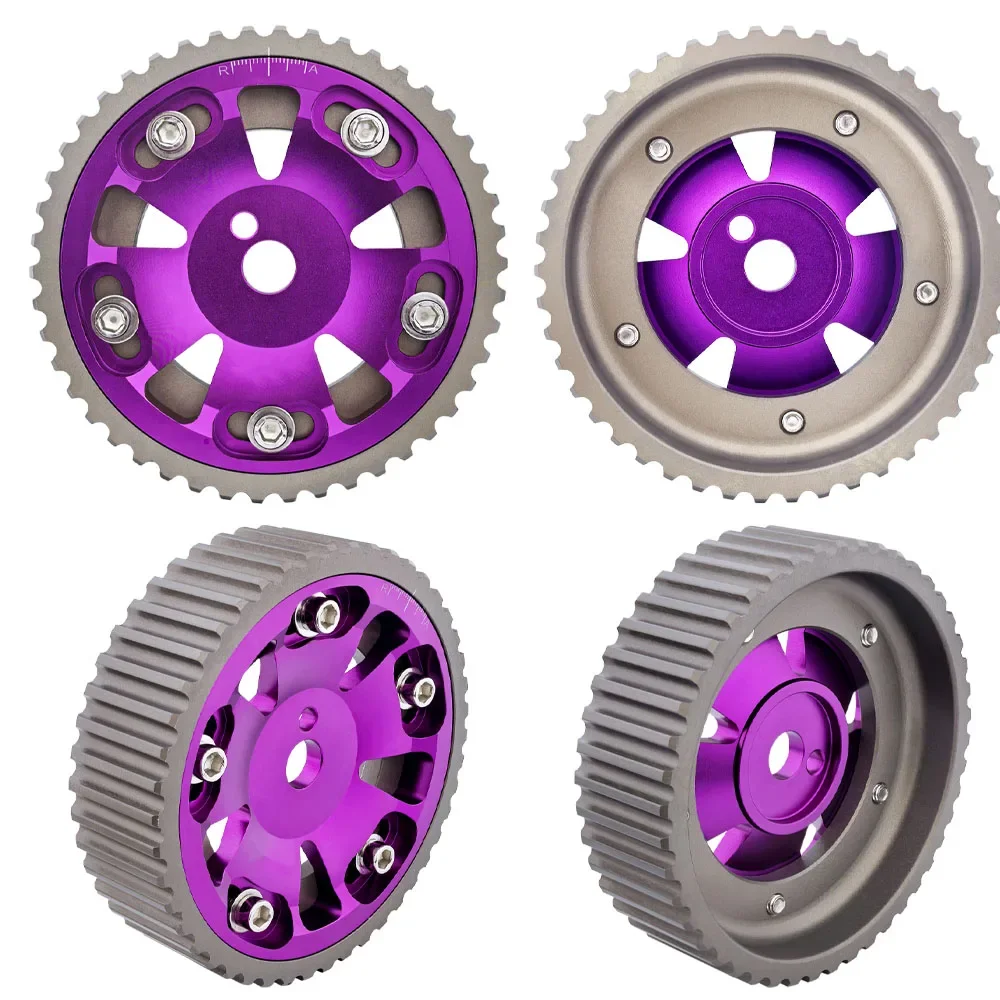 

1Pc Adjustable Car Engine Cam Gears Bolt on Cam Aluminium Timing Gear Pulley For Mitsubishi Lancer Mirage 4G92 4G93 SOHC 91-96