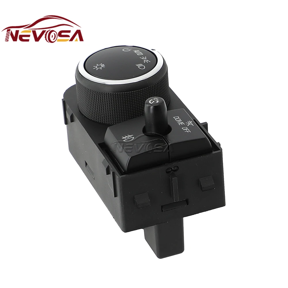 NEVOSA 25858705 For Chevrolet Silverado Suburban GMC Sierra Yukon 2007 2013 Headlight Fog Lamp light Switch 15926099 15096895