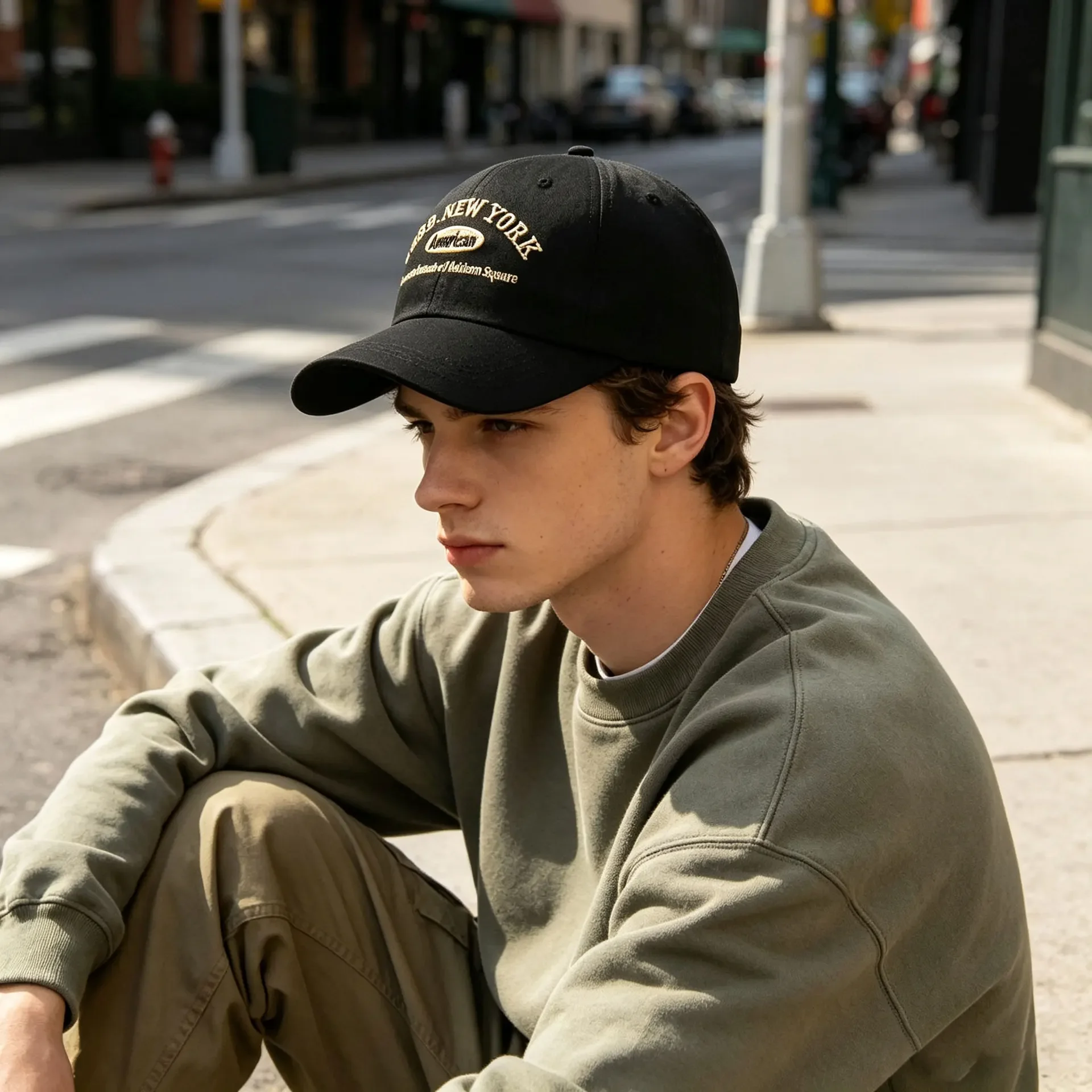 New Korean version ins hat men's summer fashion versatile couple 1989 letter cap