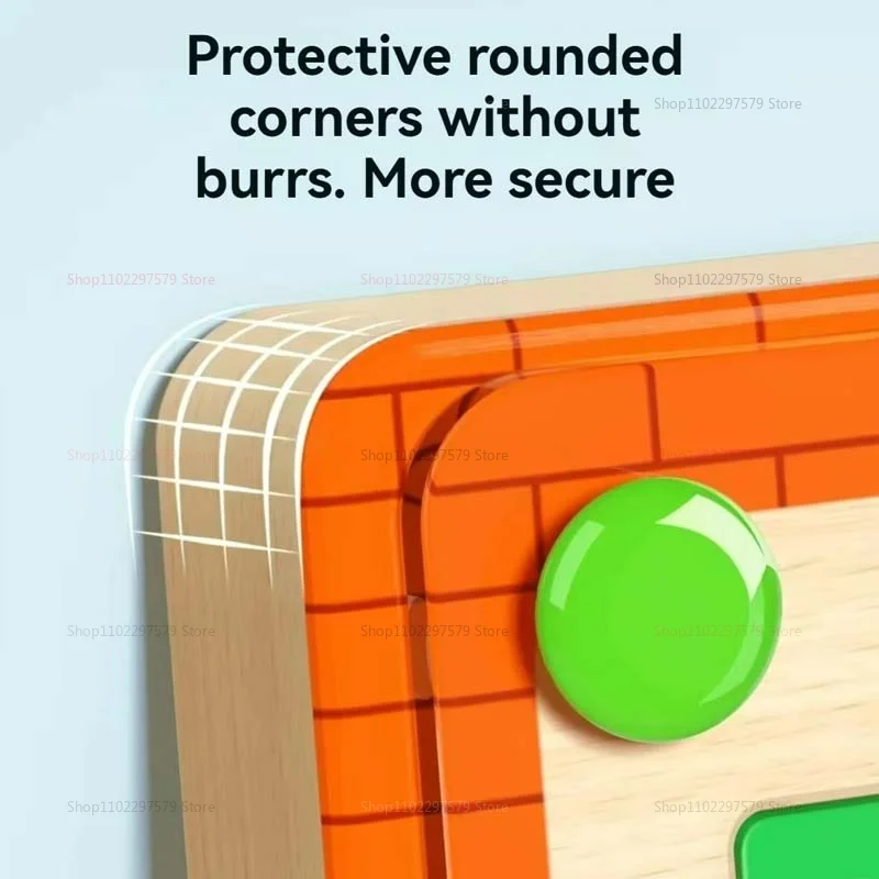 جديد مونتيسوري المغناطيسي فكر المتاهة تتبع الكرة تركيز منشئ مع مسار المتاهة التدريب الكتابة التعليم لغز لعبة هدية