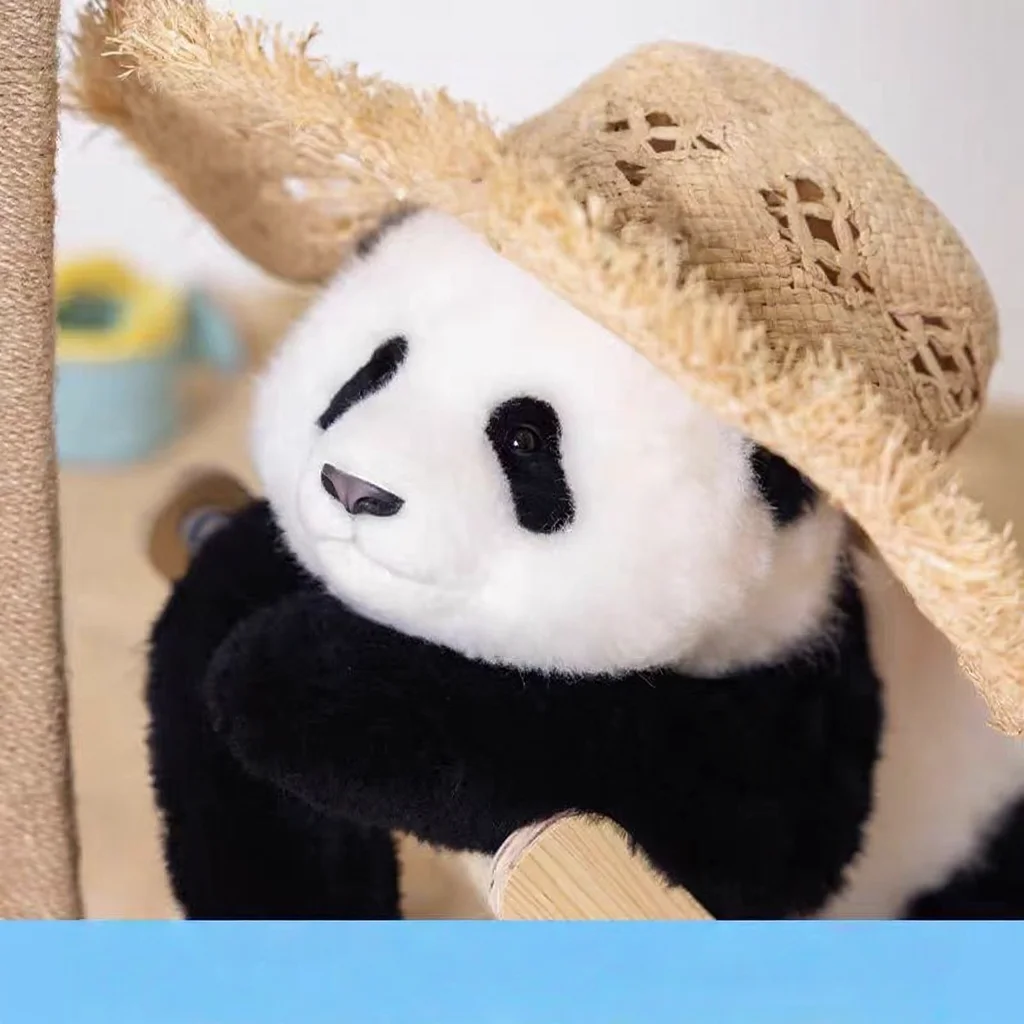 

Плюшевая игрушка-панда, супермягкая реалистичная кукла-панда, детская комфортная кукла, подарок на день рождения, украшение дома, милая подушка