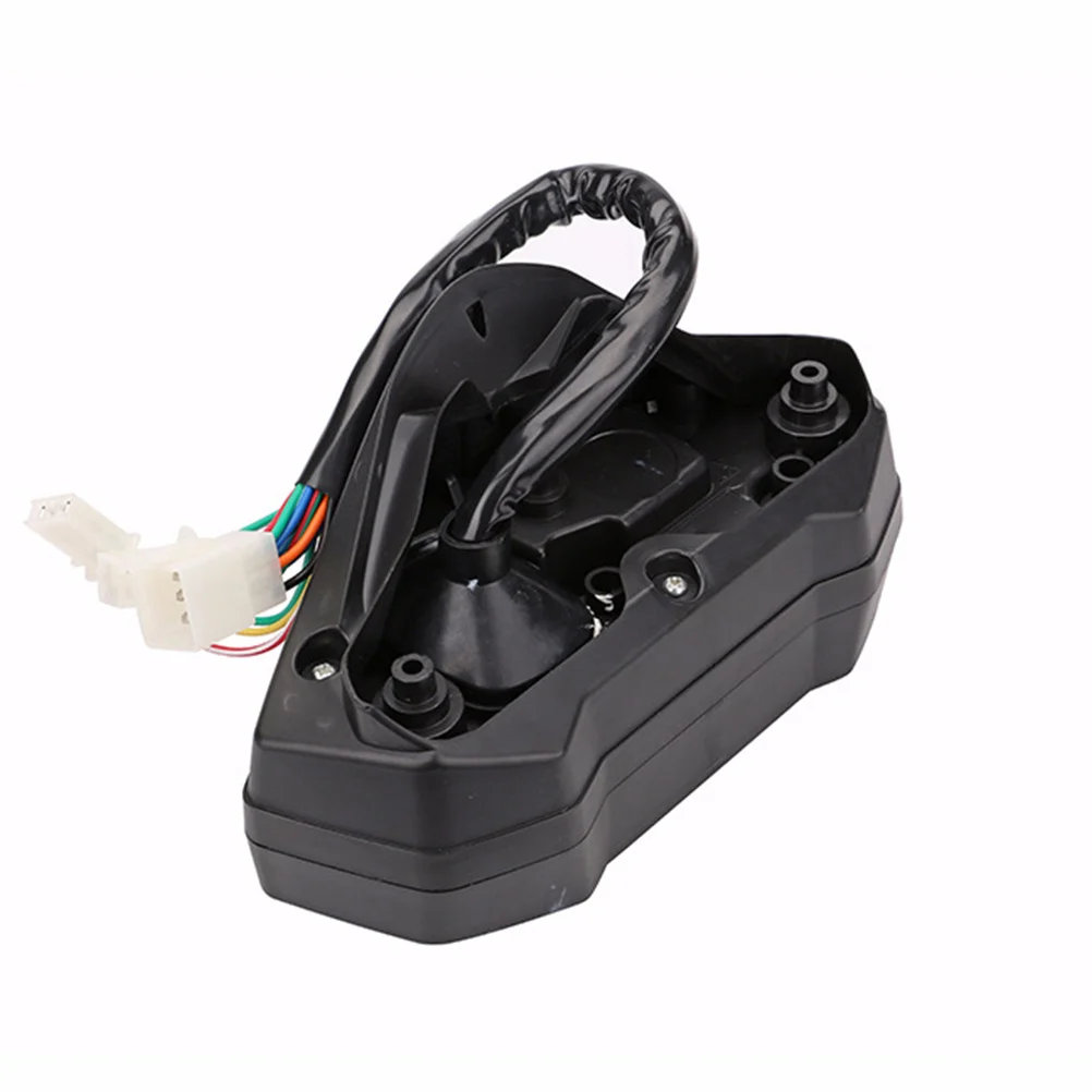 

Motorcycle Speedometer 12V Universal Black LCD Digital Odometer Tachometer Backlight Fuel Level Full Display Motorcycle Odometer