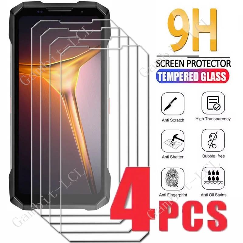 1/4PCS Tempered Glass For Doogee V Max 2 Pro Protective Film ON DoogeeVMax2Pro VMax2Pro VMax2 2Pro  Screen Protector Cover