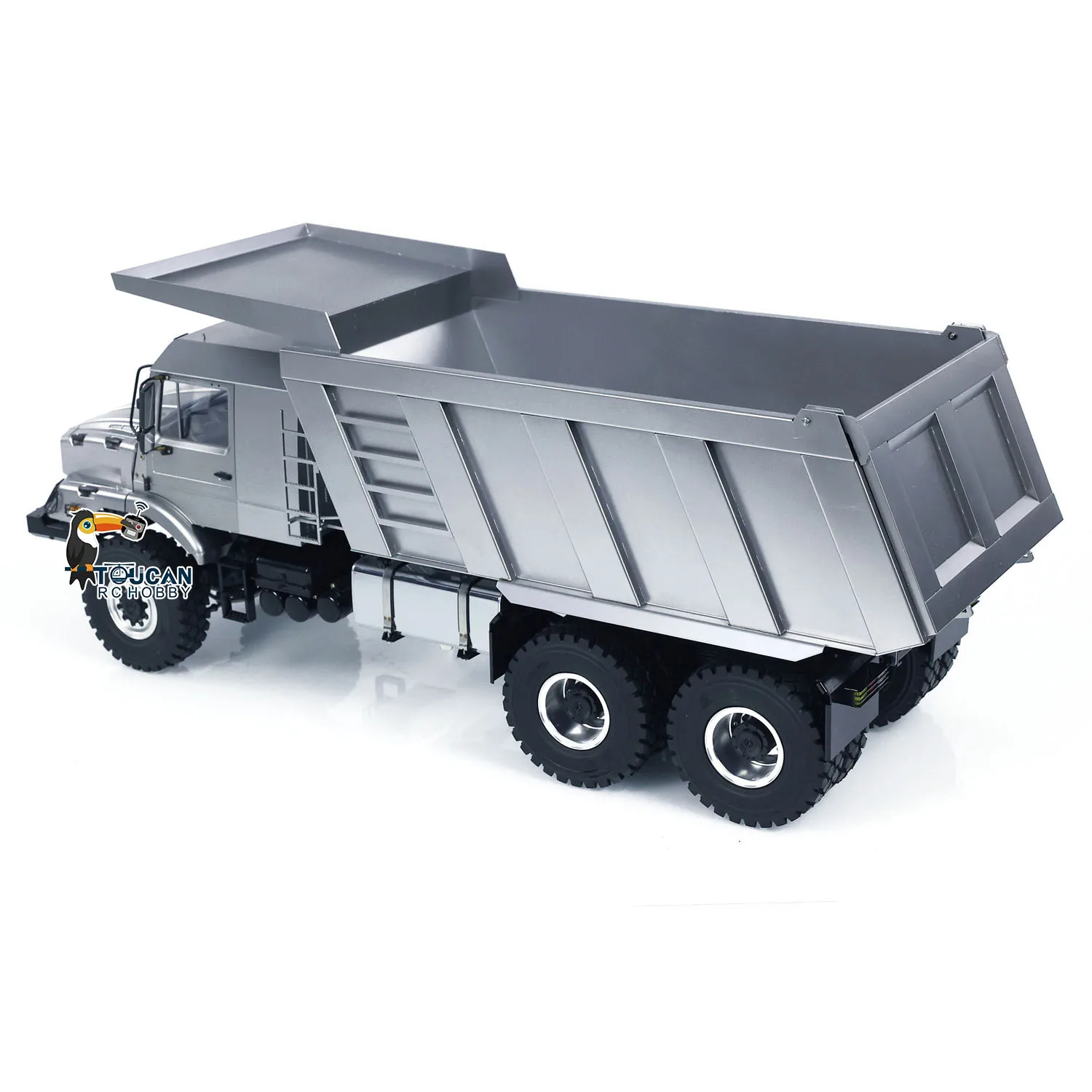 1/14 JDMODEL 6x6 RC Hydraulic Metal Dumper Truck Toy Remote Control Tipper Off-road Car Painted Assembled Model TH23265