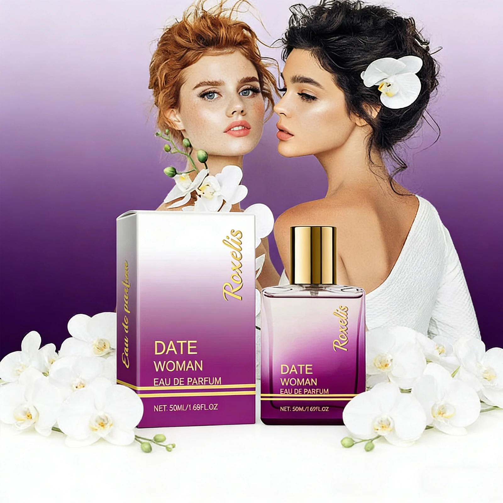 

OXELIS ROXELIS 50ml Date for Women Perfume, Rain Garden Woodland Perfume, Portable Herbal Perfume, Long-lasting fragrance