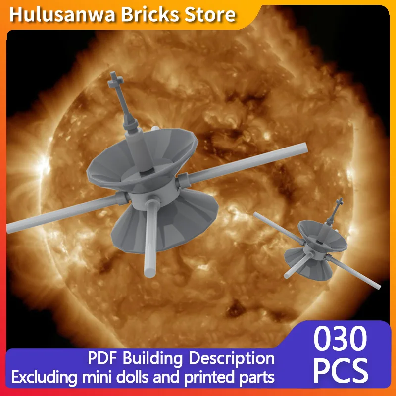 

Модель космического корабля Helios-A и Helios-B MOC, строительные кирпичи, военное оборудование, модульные технологии, подарки, праздник, сборка, детские игрушки