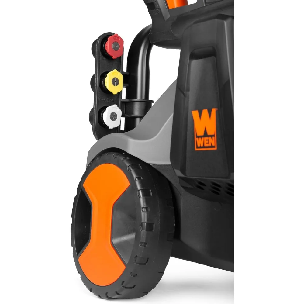 غسالة الضغط الكهربائية 2200 رطل لكل بوصة مربعة معدل تدفق 1.65 جالون في الدقيقة وتخزين المنظفات #4