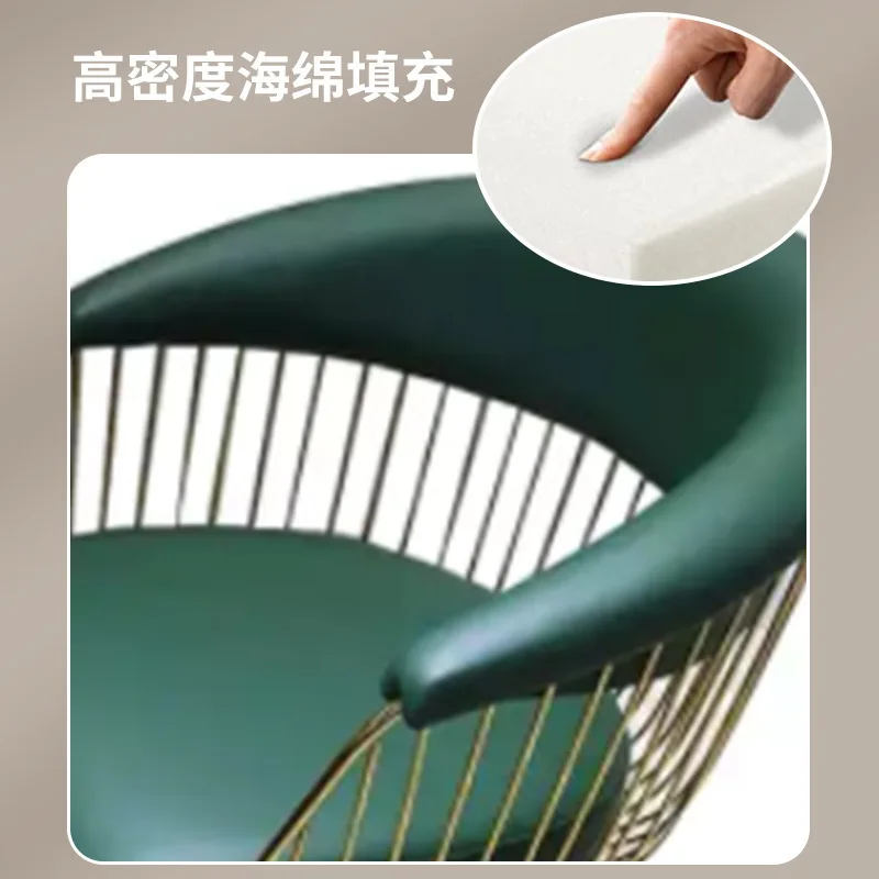 Spot Internet celebrity hair salon barber chair metal high-end fashion hair salon chair lifting and cutting rotating