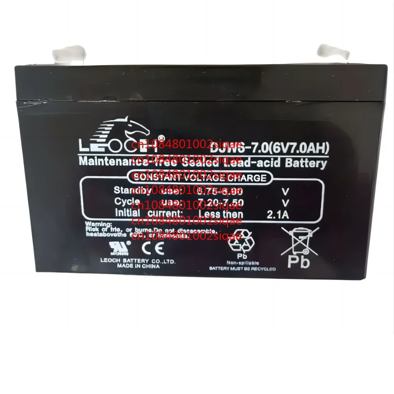 DJW6-7 6V 7.0AH Storage Battery Maintenance Free for Electric Vehicles 6V7AH WYORESY