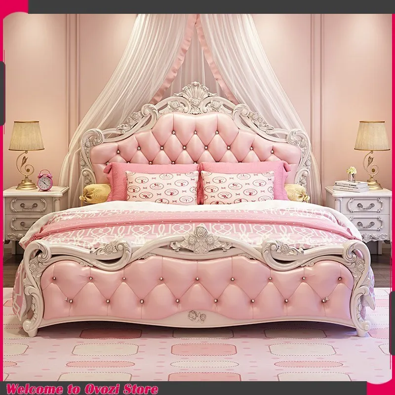 

Reading Princess Bed Children Kawaii Aesthetics Minimalist Bed Luxury Modern Frame Design Camas De Dormitorio Home Accessories