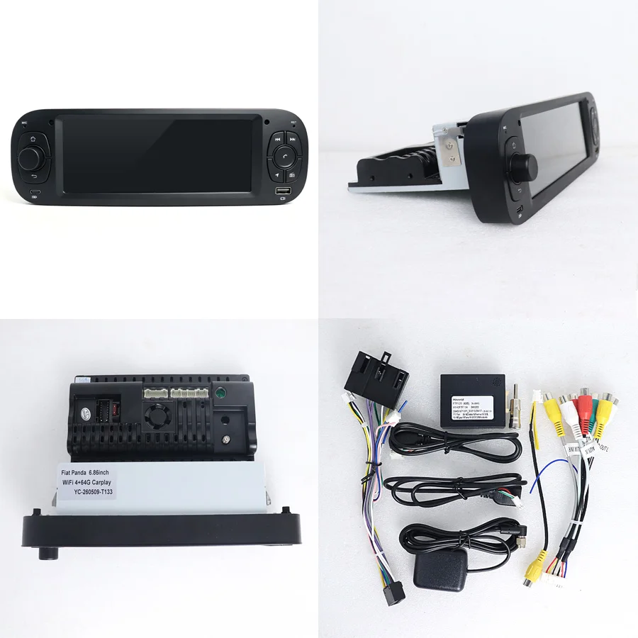CarPlay 6,86 Zoll DSP Android 15 8-Kern-Prozessor 12GB RAM 256GB ROM Autoradio GPS Multimedia-Autoradio Navigation für Fiat Panda 2013-2020 – Detail 13