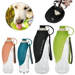 OUZEY 580ml Dog Water Bottle Outdoor Dog Walking Portable Foldable Drinking Bowls For Small Medium Dogs Pet Suppliws