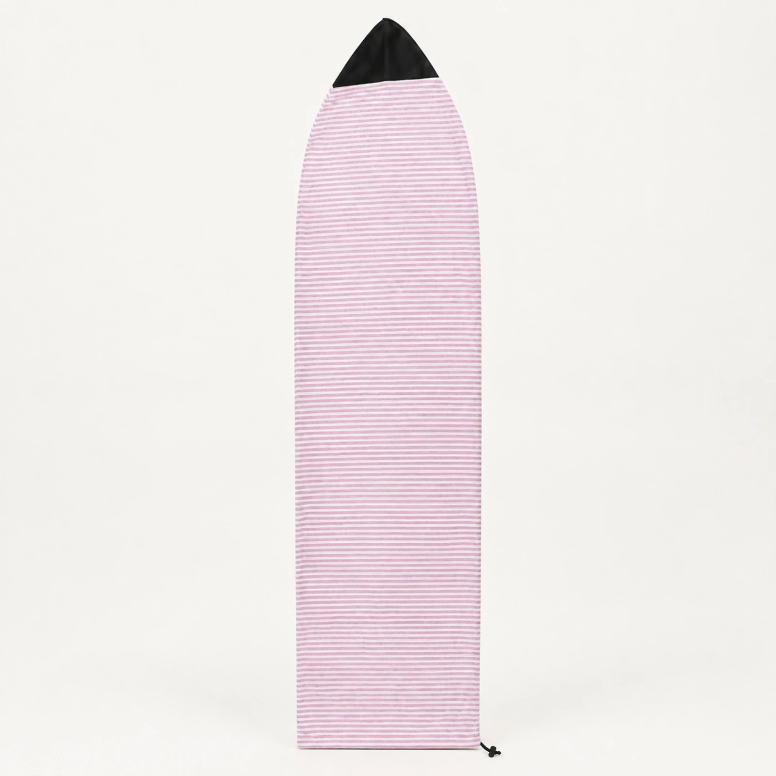 Striped Board Sock with Drawstring Closure Easy-to-Carry Surfboard Sock with Drawstring Closure Surfboard Cover Slim Profile