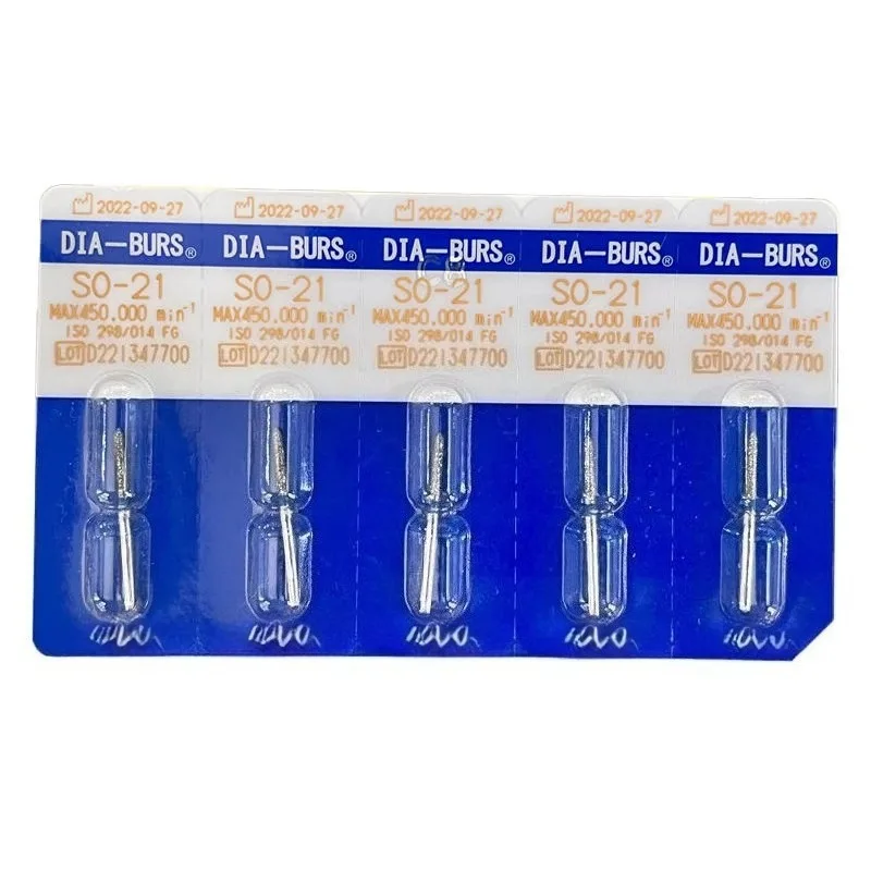 

5pcs/Pack Dental Diamond Bur Drills Carbide Dentist Materials High Speed Handpiece Grinding Head Teeth Whitening Dentistry Tools