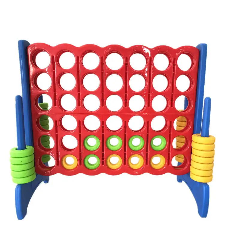 hot sale Outdoor Play Toy for kids Backyard Educational game chess four to score giant plastic 4 connect in a row game