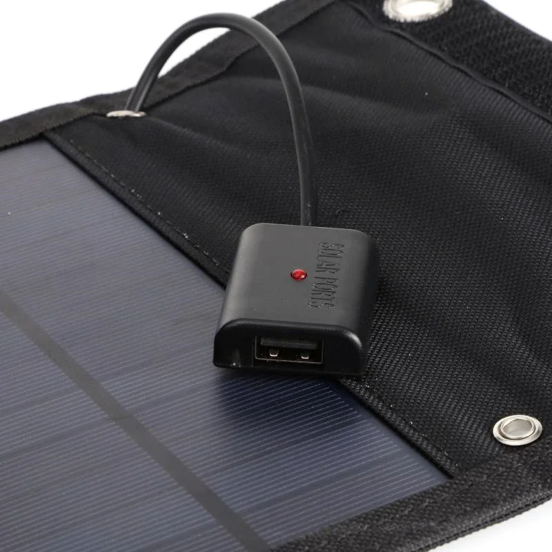 Mini panneau solaire pliant pour camping et voyage, cellule 12V, batterie externe pliable, caméra, chargeur USB, équipement électrique portable d'extérieur