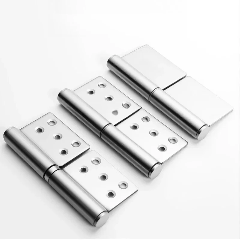 1pc 304 Stainless Steel Flag Shaped Hinge Detachable Flag Shaped Hinge Cabinet/interior Door Hinges Hardware Accessories