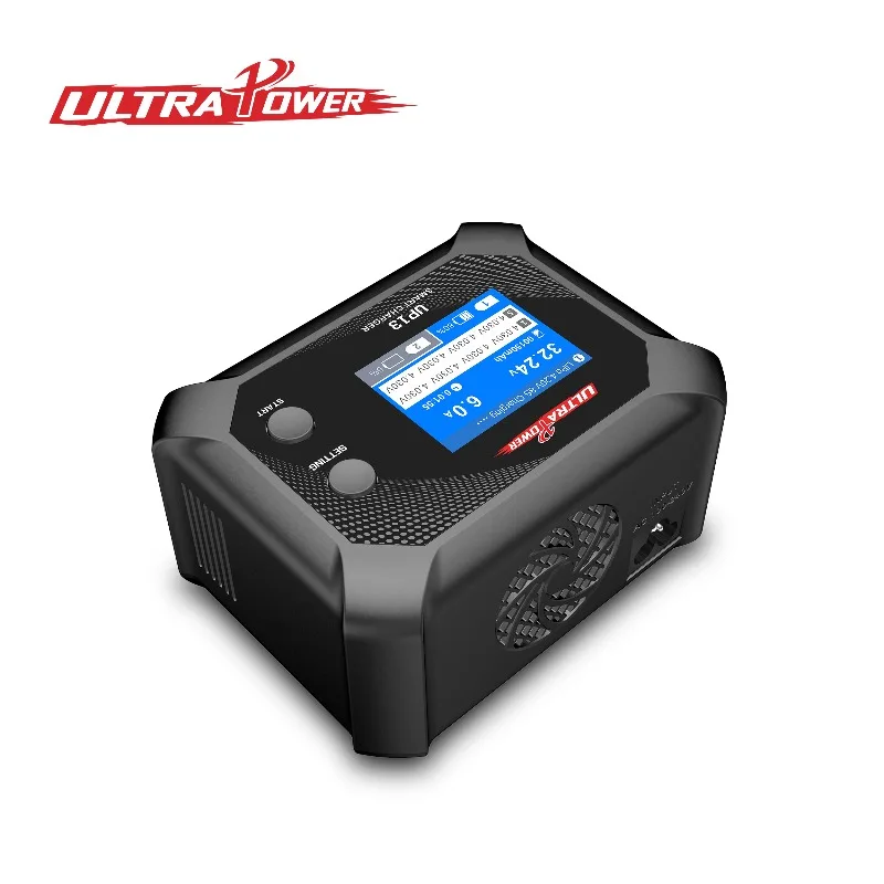 

UltraPower UP13 Dual Channel 200W LiHV/LiPo Battery Charger, 10A Fast Charge with 500mA Balance & Power Distribution for 2-8S