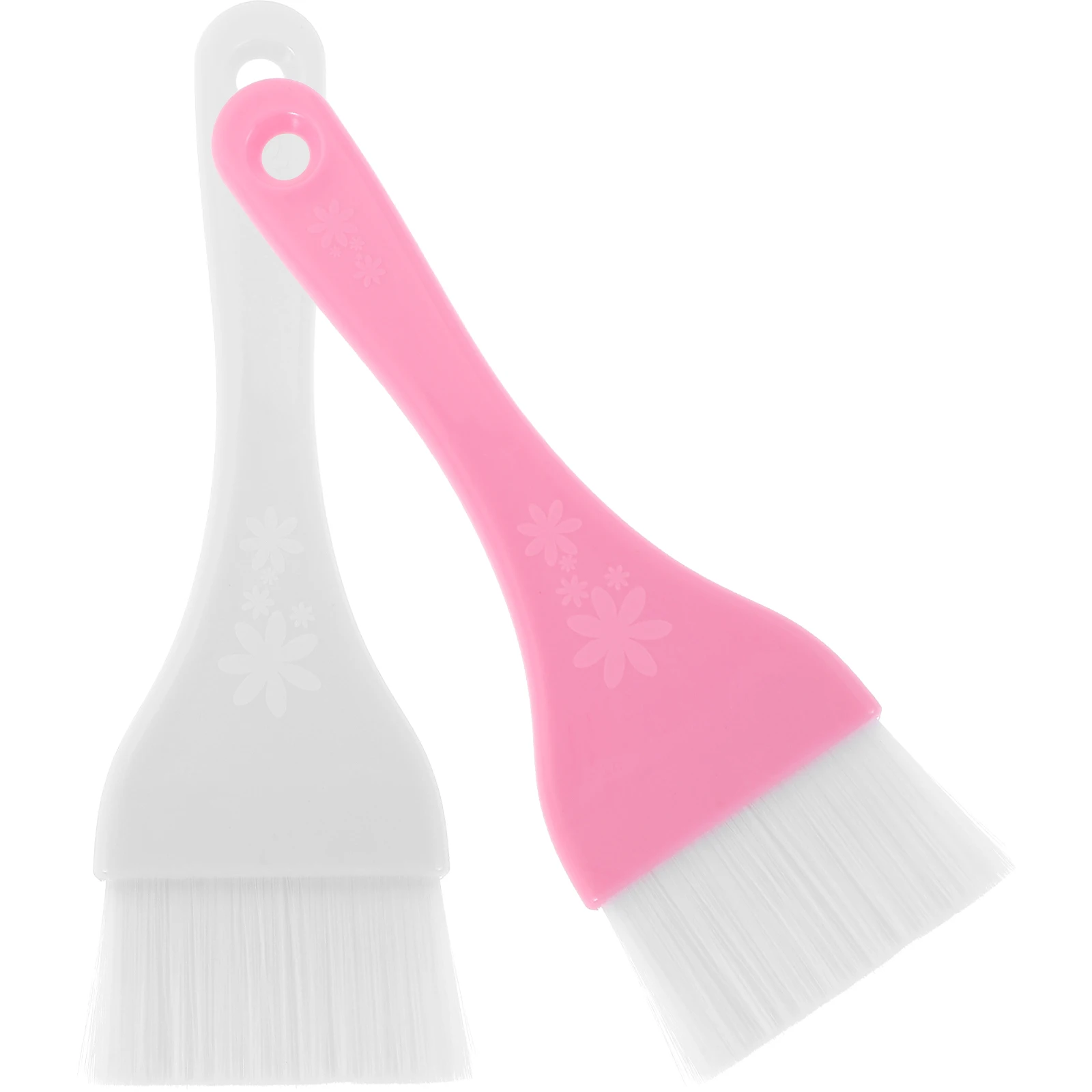 2 uds cepillo corporal de belleza grande aplicador de mascarilla facial blanca y rosa herramienta de cuidado de la piel de cuerpo completo pincel de maquillaje grande brochas de maquillaje