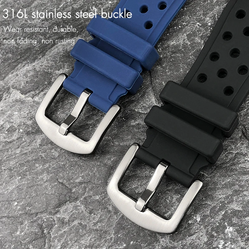 22mm 21mm 20mm Silicone Watch  - Seiko Watch 5 Sports ulasan dan harga