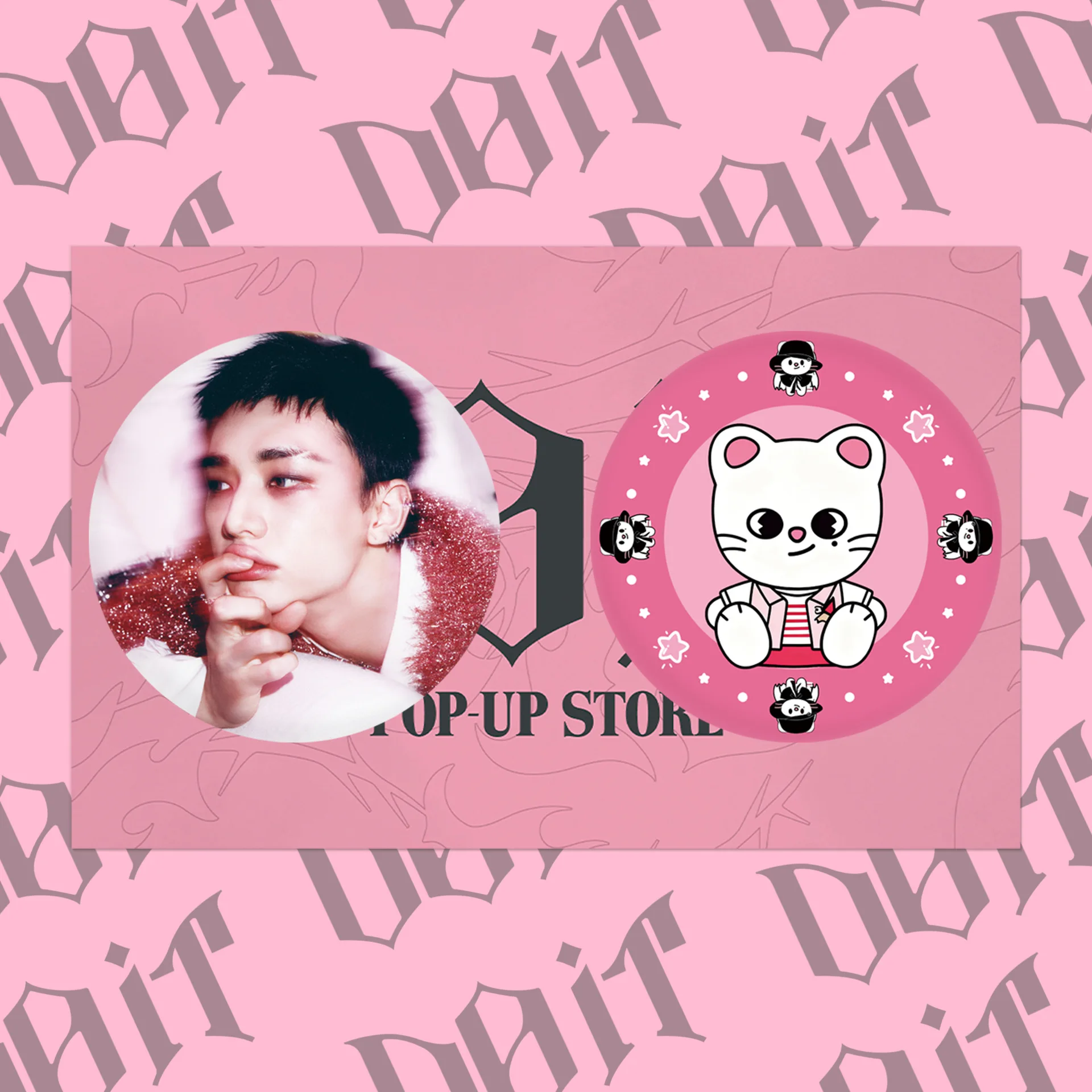 

Значок Hyunjin Jiniret, новый KPOP SKZOO StrayKids, доминирующий, чтобы получить товар, аксессуары, подвеска, рождественский подарок, металлический брелок