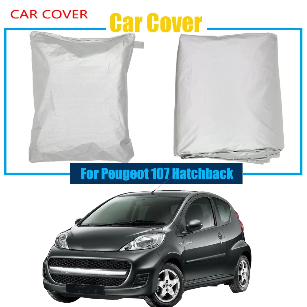 

Автомобильный аксессуар, УФ-защита от дождя, снега, солнца, пылезащитный автомобильный чехол для Peugeot 107, хэтчбек