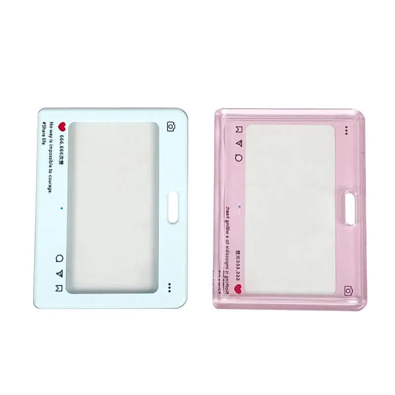 Card Cover Cute Transparent Campus Access Card Transparent Student School Card Protective Cover Bus Metro Card Protective Cover