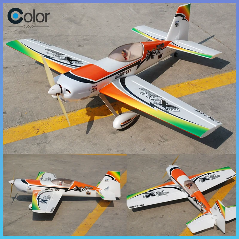 Haokai Third Gen Extra300 3d Aerobatic Rc Airplane 30e 1200mm Wingspan Hollow Wing V3 Durable Fixed Wing Aircraft For Hobbyists