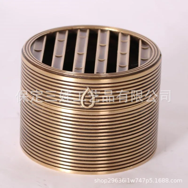 Brûleur d'encens créatif en laiton, style chinois, pour salon, ornement d'intérieur, brûleur de santal, vente en gros du fabricant