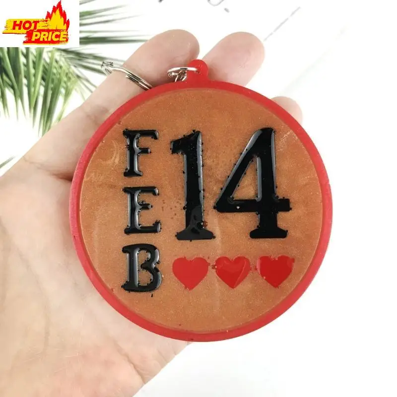 

Блестящие силиконовые круглые формы с различными символами, форма для брелка, сделай сам, подвесные украшения, формы для из