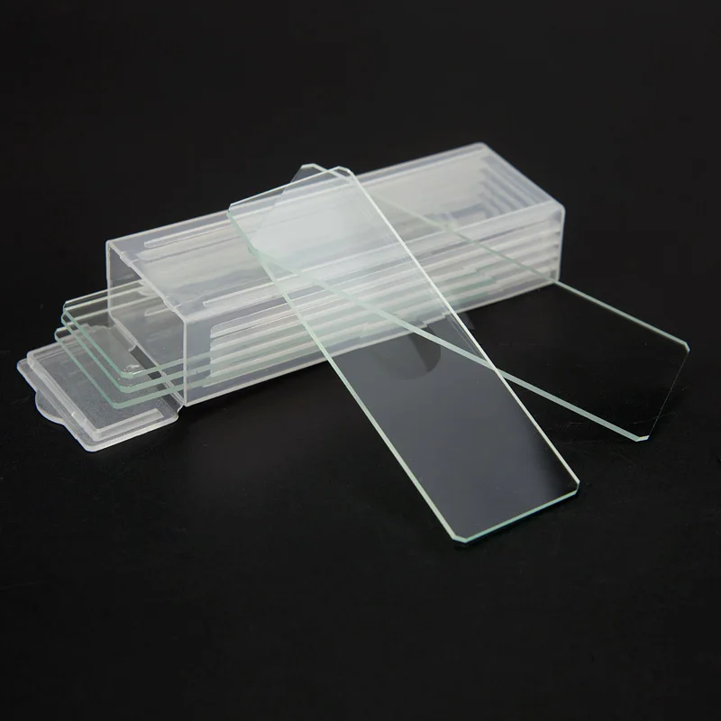 10 pz 1mm di Spessore cavità coperture in vetro vetrini singoli per microscopio concavo vetrini in vetro riutilizzabili laboratorio bianco campione di copertura in vetro