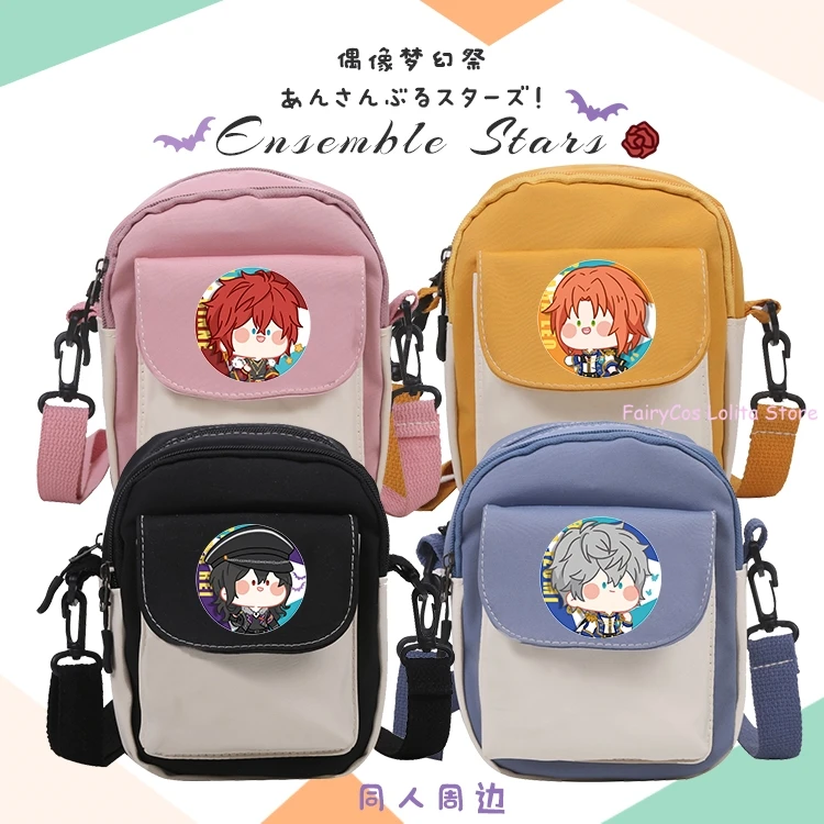 

Игровой ансамбль Звезды! Sakuma Rei Sena Izumi Tsukinaga Leo сумка-мессенджер косплей парусиновая сумка через плечо сумка мобильный кошелек