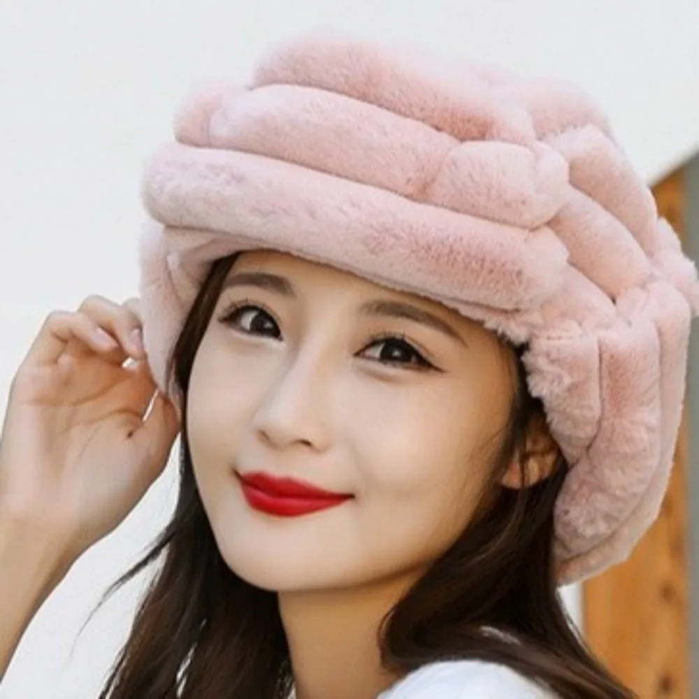 Универсальная женская шапка для защиты ушей, плотная теплая велосипедная шапка, утепленная ветрозащитная шапка Lei Feng, унисекс