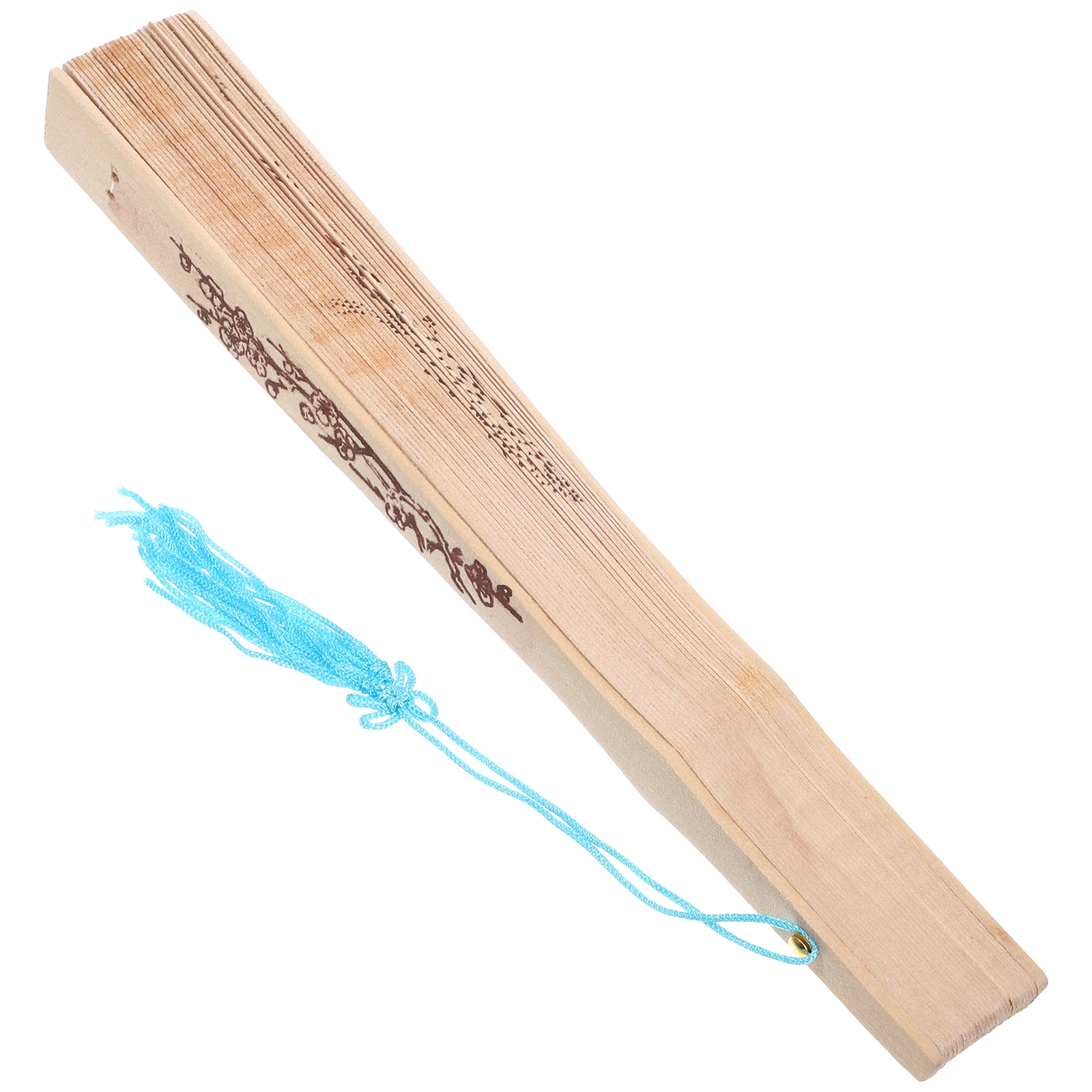 

Foldable Sandalwood Hand Fan Hollow Design Elegant Classic Ancient Fan Vintage Style for Performance Daily Use