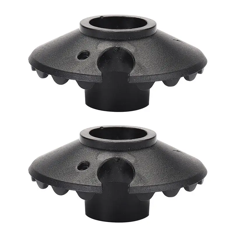 Cesta de barro de goma extraíble, protectores de puntas de repuesto, bastones de Trekking y soportes de nieve para bastones de Trekking, bastones de senderismo, 2 uds.