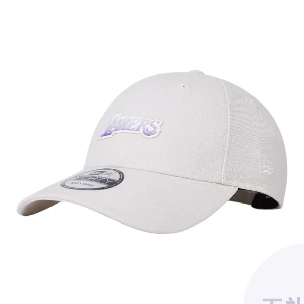 New Era Polyester Baseball Caps Unisex Ivory White 14726380