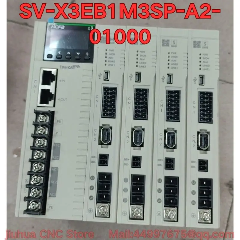 

The function test of the second-hand SV-X3EB1M3SP-A2-01000 servo driver is normal.