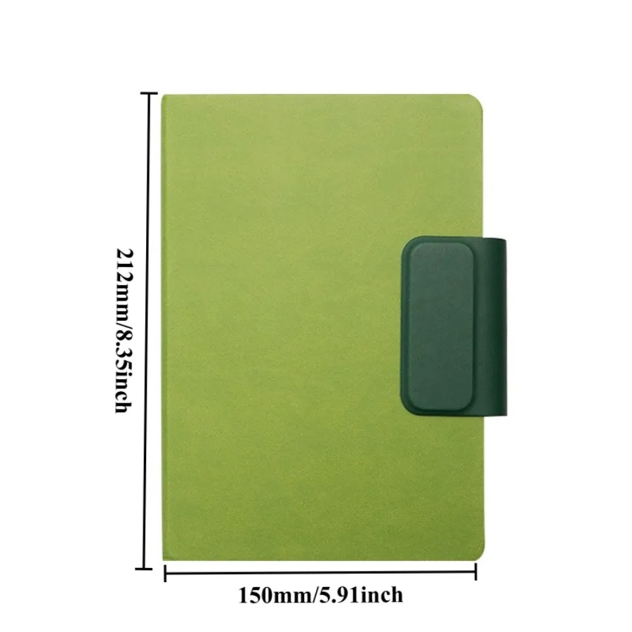 Fashion high value creative magnetic buckle simple practical notebook thickened notebook customizable can be printed logo