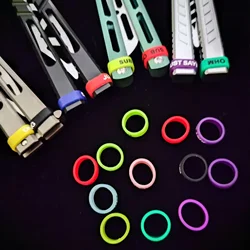 TITUS 4 Pcs Random Butterfly Knife Bite Handle Markers/Handle Indicator/Non-slip Rings Or Extra Charges Fees
