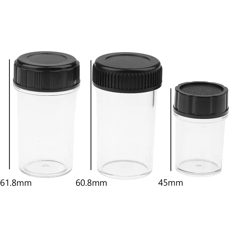 1PC Biological Microscope Objective Lens Storage Plastic Box Bottle Case Anti-Dust Case Dust Cover