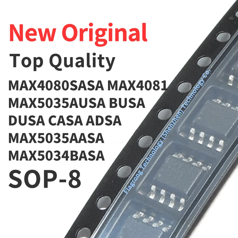 1 Piece MAX4080SASA MAX4081SASA MAX5035AUSA MAX5035 BUSA DUSA CASA ADSA MAX5035AASA MAX5034BASA SOP-8 Chip IC New Original