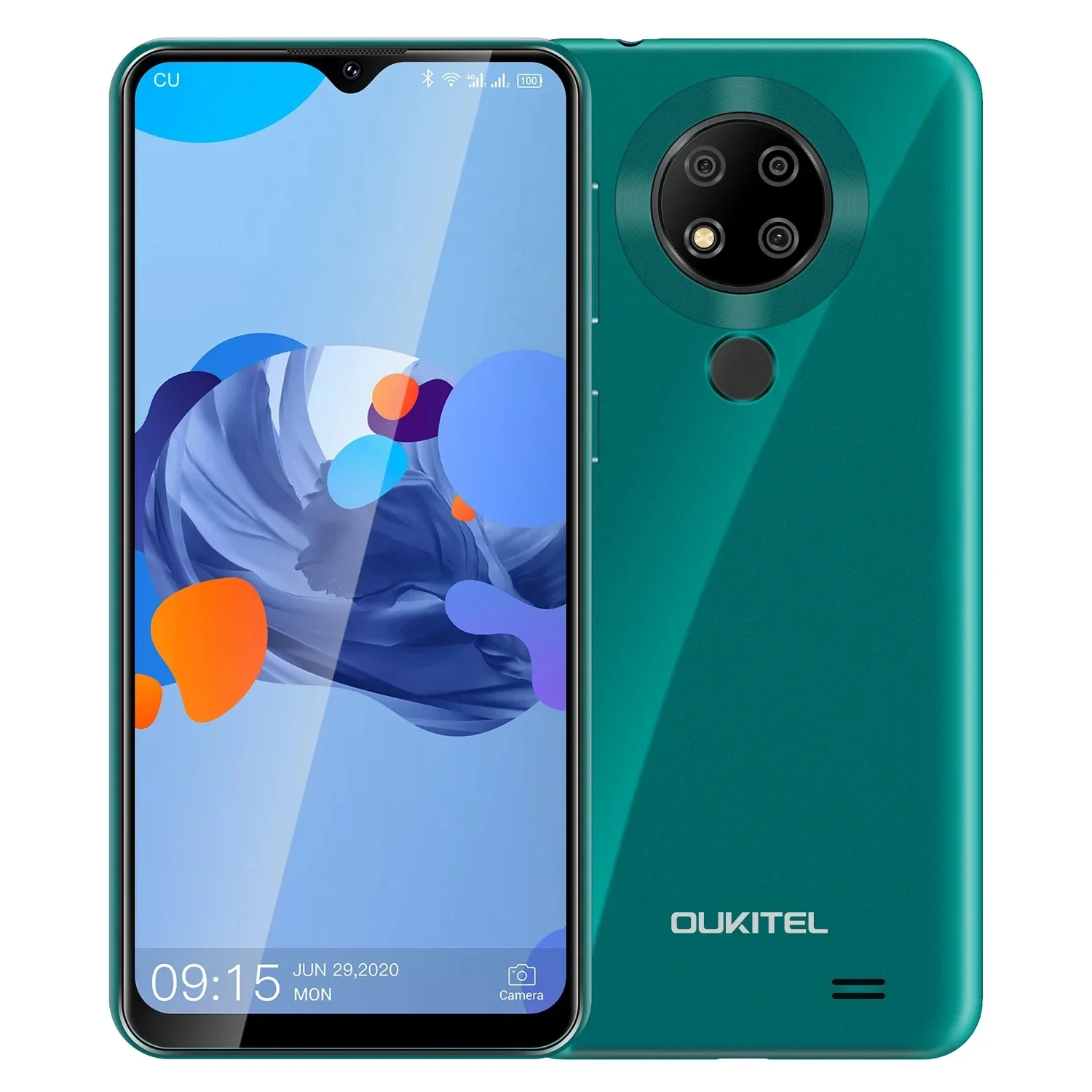 Oukitel-C19 Pro Smartphone, 4GB RAM, 64GB ROM, 6.49 Inch HD +, 4000mAh, MT6762D, Octa Core, Android 10, 13.0MP Mobile Phone